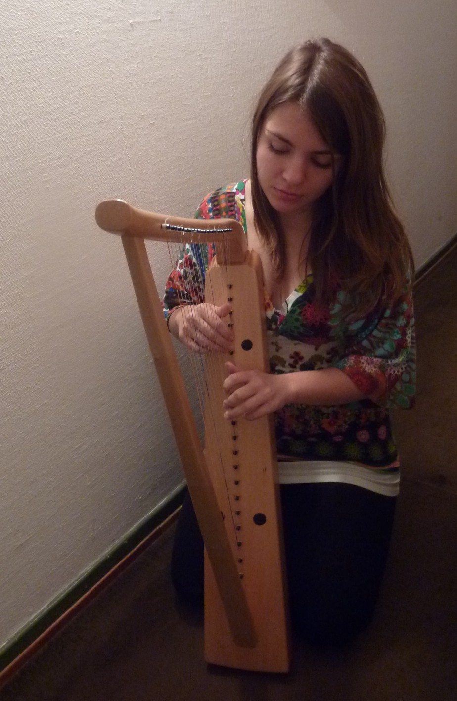 Pauline Haas - harpe medievale
