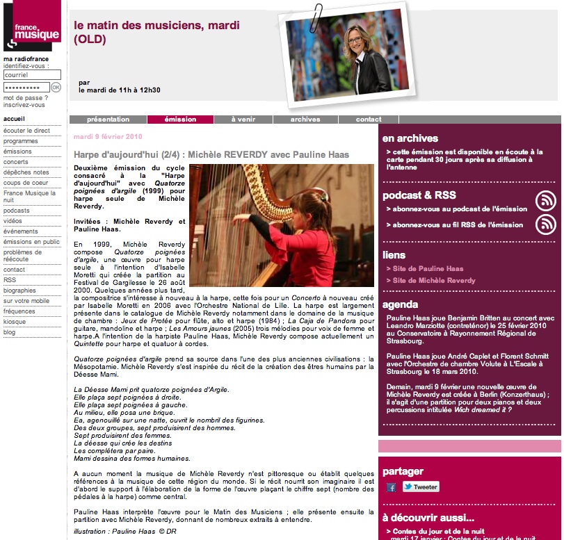 Article Pauline Haas Michèle Reverdy